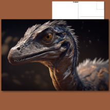  Prehistoric Majesty: The Velociraptor Exclusive Dinosaur Postcard FREE ... - £4.72 GBP