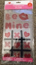 Valentine&#39;s Day Be Mine  Tic Tac Toe Window Gel Cling Classroom Decor Party - £0.92 GBP