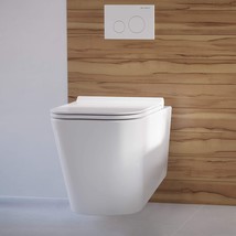 Swiss Madison Well Made Forever Sm-Wt442 Concorde Wall Hung Toilet, Glossy White - £201.42 GBP