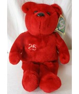 Plush Big Bammers Red Teddy Bear Mark McGwire #25, 14&quot; L NEW with Tags - €16,87 EUR