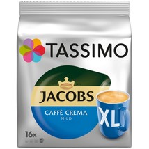 TASSIMO: Jacobs Cafe Crema Mild XL -Coffee Pods -16 pods-FREE SHIPPING - £13.40 GBP