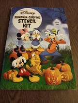 Disney Halloween Pumpkin Carving Stencil Kit With Stickers - Brand New - $6.50