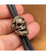 Brass Skull Knife Bead: Musician Lanyard Charm - $12.99