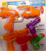 Splash Cyber X-5 Water Blasters - 5 Pack = 1 Orange Large &amp; 1 Medium, 3 ... - $7.94