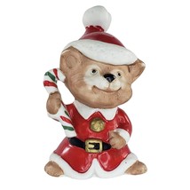Homco Santa Claus Mouse Bear Figurine Christmas #5600 - £5.70 GBP