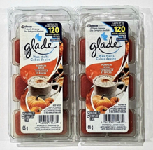 2 Packs Of 6 Glade Wax Melts Pumpkin Spice Air Freshener - £16.44 GBP