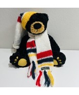 Pendleton Eddie Bauer Teddy Bear Plush Stuffed Animal Toy Scarf Hat - £21.32 GBP