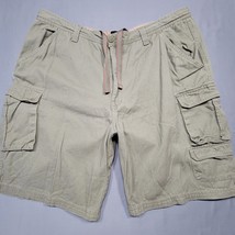 Rugged Wear Men Shorts Size 40 Green Olive Cargo Utility Workwear Flat F... - £11.32 GBP