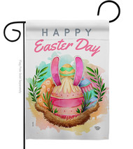 Happy Bunny Eggs - Impressions Decorative Garden Flag G192349-BO - £15.79 GBP