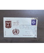 Copertina Israele con francobolli Giornata mondiale della salute 1954 - $8.24 CAD
