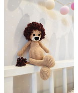 Lion toy Cotton safari animal toy Stuffed kids play toy Jungle theme nur... - $57.00