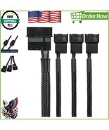 Molex to 3 PC Fan Adapter - 12V Full Speed Cooling Cable, 12-inch Length - $245.43 MXN