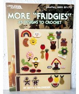 More Fridgies 25 Crochet Designs Animals Fruit Veggies Leisure Art Leafl... - £7.43 GBP