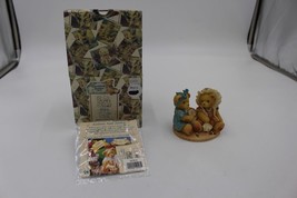 Cherished Teddies 537810 Justine &amp; Janice &quot;Sisters And Friendships Are Crafted&quot; - £12.43 GBP