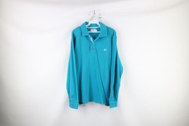 Southern Tide Mens Large Thermal Waffle Knit Collared Long Sleeve Polo Shirt - £31.61 GBP