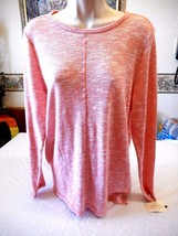 Women&#39;s St. John&#39;s Bay Thin Sweater Coral Size LARGE NEW W Tag - $19.34