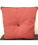 Square Throw Pillow 18&quot;x18&quot; Orange Rust Terracotta Stratford Home - €21,55 EUR