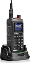 999 Channels Ham Radio Dual Band Handheld Two Way Radio Waterproof, Ion Battery - $40.96