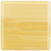 SQUARE PLAQUE 6 3/4&quot; x 3/4&quot; WOOD Unfinished Wooden craft decoupage DEMIS... - $24.02