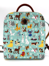 Disney Dooney &amp; and Bourke Dogs Backpack Purse Pluto Stitch Bolt Blue NWT 2024 A - £250.80 GBP