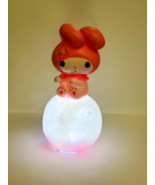 Night Light MY MELODY Sanrio LED Light Cute 12cm Color Lamp Bedroom Decor - $9.49