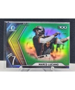 2022 Bowman Marco Luciano Scouts Top 100 Prospects Green Chrome #43/99 G... - €8,50 EUR