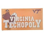 Virginia Techopoly Board Game Collegiate Licensed Tech Monopoly HokieBir... - $24.70