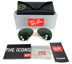 Ray-Ban Sonnenbrille RB3025 Aviator Large Metal L0205 Arista Gold G-15 Linsen - $118.94