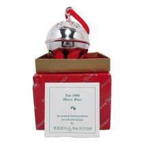 The 1990 Holly Bell by Reed &amp; Barton Silver Plated Christmas Ornament - £39.16 GBP