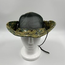 Surf Style Safari Bucket Boonie Style Hat Adjustable String Camoflauge C... - £11.18 GBP