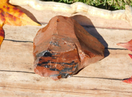 Mahogany Obsidian Natural Rough Volcanic Glass 400g Lapidary Spalling Me... - $20.00