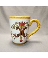 Pier 1 One Imports &quot;Oralia&quot; Pattern 18 oz Earthenware Coffee Mug Tea Cup... - £11.68 GBP