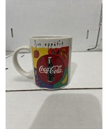 Vintage Coca Cola Coffee Mug Cup Bon appetit 1996 Gibson 1 Rare Coke Pre... - $109.57 MXN