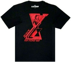 Mad Engine Marvel Black Widow Hour-Glass Logo Symbol Men Graphic T-Shirt (Small) - £10.17 GBP