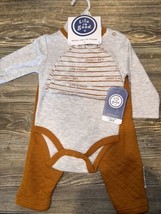 Life is Good “Smart Cookie” Baby Boy 3 Pc Outfit Bodysuit Set 3-6 Months. NWT. - £15.48 GBP