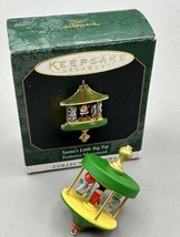 Ornament Hallmark Keepsake Santa&#39;s Little Big Top #3 Movement QXM4152  Ken Crow - £5.31 GBP