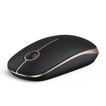 Wireless Mouse, 2.4G Slim Portable Computer Mouse With Nano Receiver Quiet Silen - £15.81 GBP