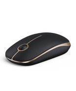 Wireless Mouse, 2.4G Slim Portable Computer Mouse With Nano Receiver Qui... - £12.57 GBP