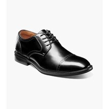 Stacy Adams Bailey Cap Toe Oxford Rich Leather Shoes Black 25750-001 image 12