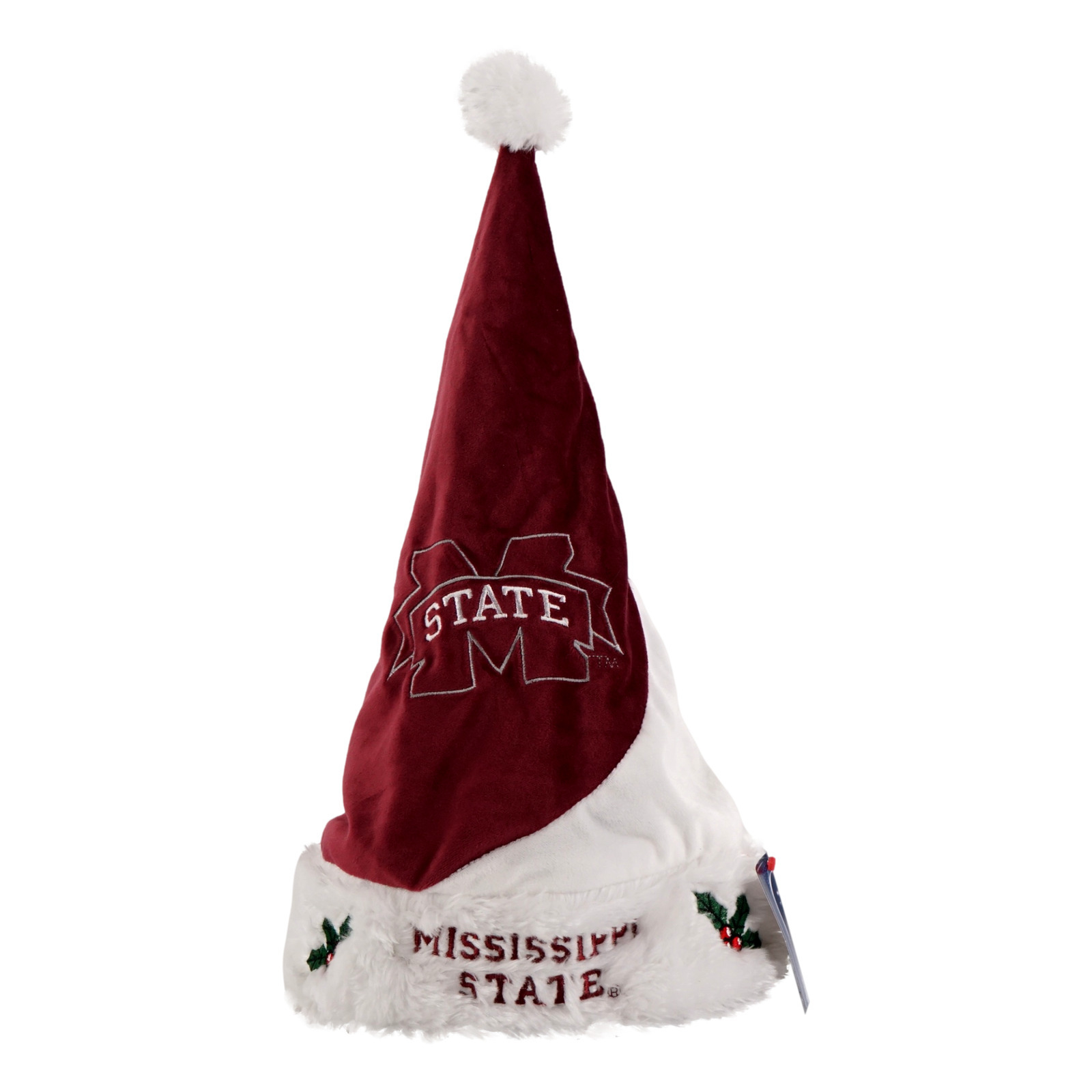 Mississippi State Bulldogs Christmas Santa Hat (17 in) Adult Unisex Football