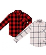 Member&#39;s Mark Girl&#39;s 2-Pack Super Soft Flannel Button Down Long Sleeve S... - $228.08 MXN