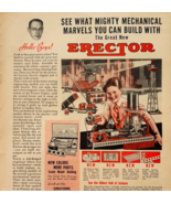 1935 Erector Set Power Plant Advertisement Antique Building Toy Sets E90F1 - $750.11 MXN
