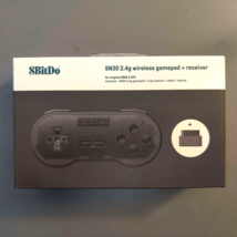 8Bitdo SN30 2.4G Wireless Gamepad for SNES/SFC Transparent Black - NEW I... - $40.00