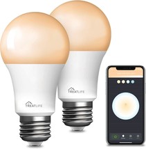 Wifi Led Light Bulb, Dimmable, 800Lm, E26, A19, 9W, 2Point 4Ghz, Warm An... - $36.26