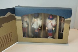 Nutcracker Village Old World Tradition Santa Ornaments Set of 4 (RARE-1999)&amp; BOX - £18.67 GBP
