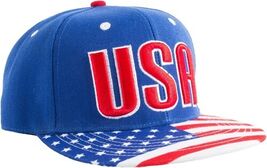 Epic USA American Flag Cap Merica Snapback Hat of Freedom, Liberty, &amp; Ju... - $16.99