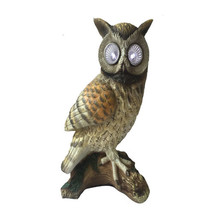 Decorative Brown Owl Solar Powered Outdoor Garden Light - A - £27.72 GBP