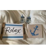 Nautical Home Items Tray Anchor Light and Mugs - £11.63 GBP