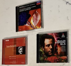 Lot 3 Mahler CDs  Symphony #2 #4 &amp; #6 - £9.06 GBP