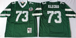 Men&#39;s Joe Klecko #73 Stitched Jersey Green - T-Shirts - $44.45